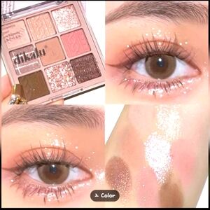 STOCKING STUFFER GLAMEROUS SET OF TWO EYESHADOW pallettes